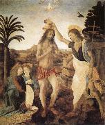Andrea del Verrocchio The Baptism of Christ china oil painting artist
